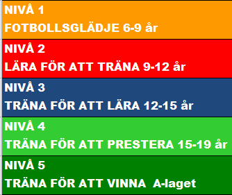 Hertzöga BKs Spelarutbildningsplan Utmärkande för barn/ungdomar i nivån Tränarstil för nivån Träningen karaktäriseras av Tränings- & matchintensitet Matchen Spelfilosofi Alla spelare är delaktiga i