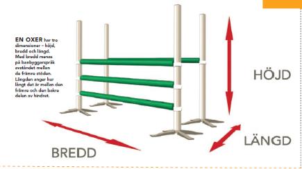 HOPPNING HINDERTYPER RÄTTUPPSTÅENDE SAX (KRYSS) OXER Höjd= ca 5 cm