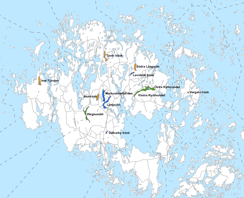 av hög kvalitet till ca 75 % av Ålands befolkning.