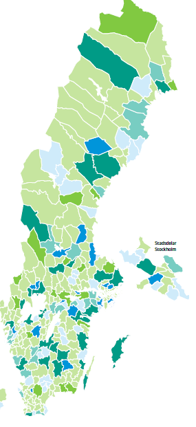 Uppsala län har ingen samlad handlingsplan för suicidprevention Figur 4.2.