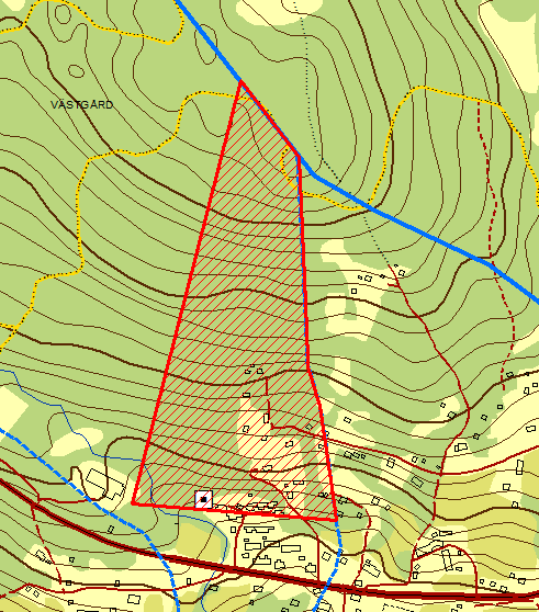 repo03.docx 2012-03-29 Sprickzon Gränsen för delavrinningsområde Grundvattenbildande yta ca 200 000 m 2 Lokal vattendelare Bredden ca 400 m FIGUR 9.