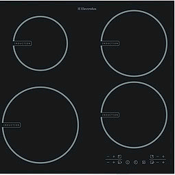 EHD60020P En praktisk häll med fyra induktionszoner. Elektronisk touchpanel med Booster-funktion på de främre zonerna (högre effekt under max 10 min).