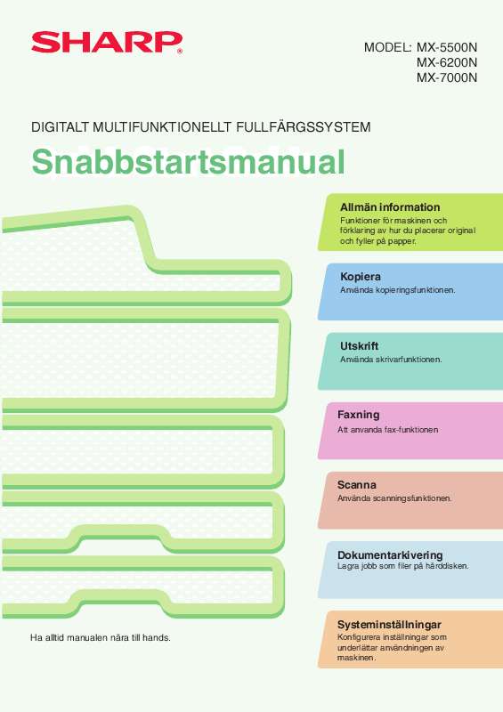 Du hittar svar på alla dina frågor i instruktionsbok (information, specifikationer,