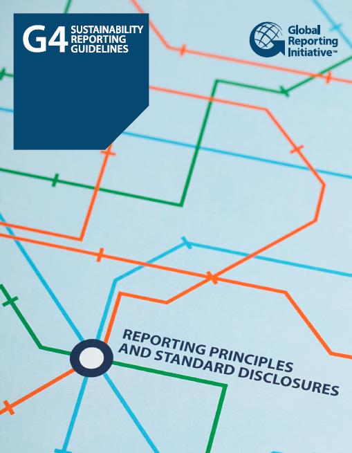 Global Reporting Initiative (GRI) Erkända riktlinjer för hållbarhetsredovisning Kan användas för att