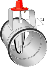 Spjäll HIS HISC Spjäll klass 1 Damper class 1 Klappenblatt klasse 1 HIS-Ød1 Spjäll klass 4 Damper class 3 / 4 Klappenblatt klasse 4 HIS C-Ød1 Ød1 Bygglängd Vikt L1 mm kg Ød1 Bygglängd Vikt L1 mm kg