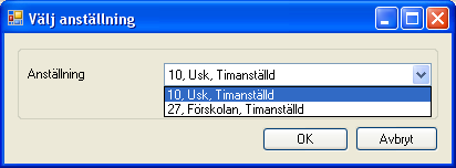 11.6.3 Tilldelning av pass via parallella anställningar När du bokar in en vikarie som har parallella anställningar gör du som beskrivet här ovan.