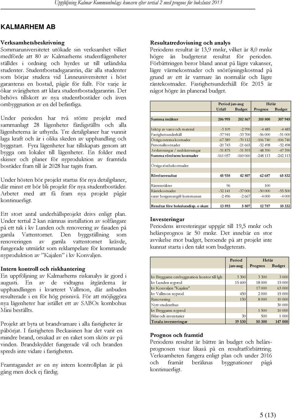 Det behövs tillskott av nya studentbostäder och även ombyggnation av en del befintliga.