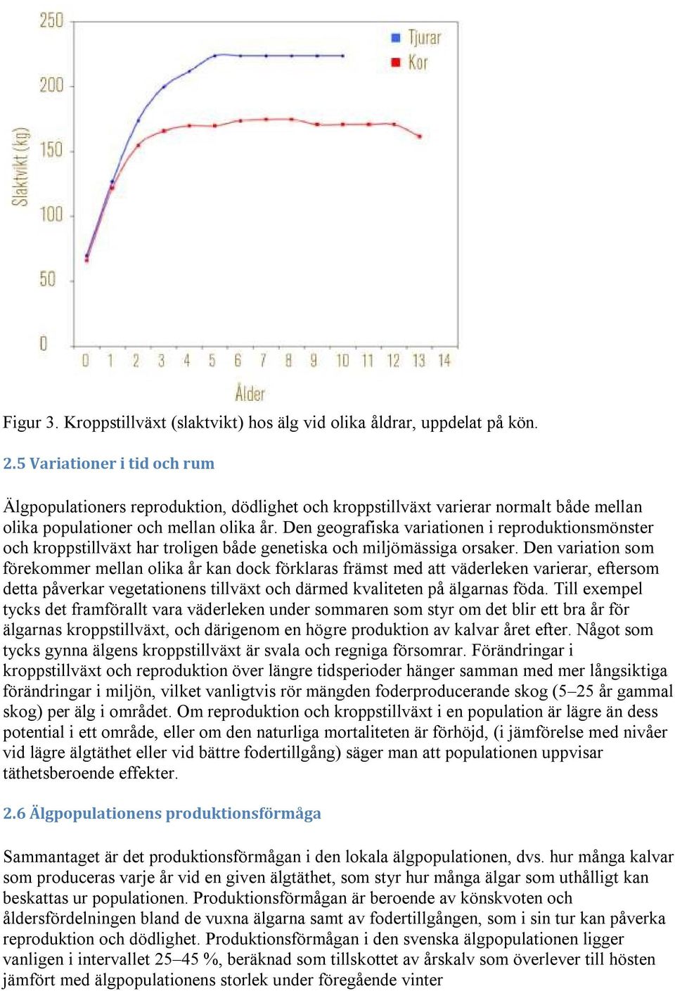 Den geografiska variationen i reproduktionsmönster och kroppstillväxt har troligen både genetiska och miljömässiga orsaker.