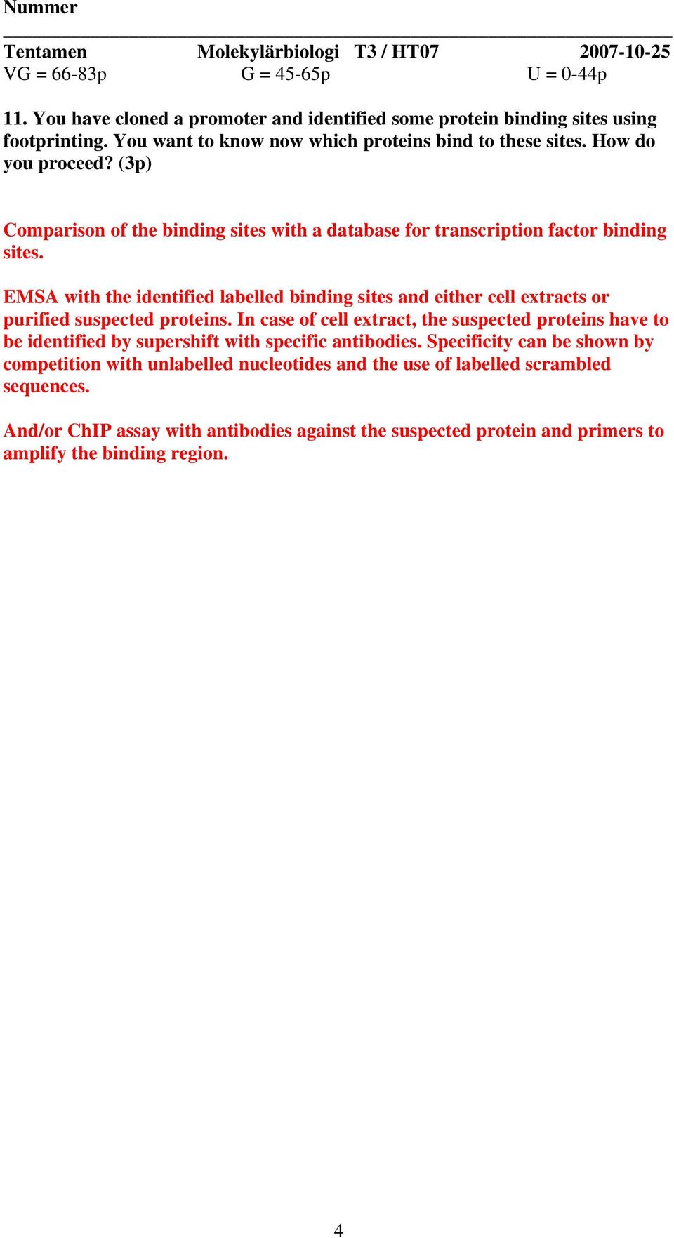 EMSA with the identified labelled binding sites and either cell extracts or purified suspected proteins.