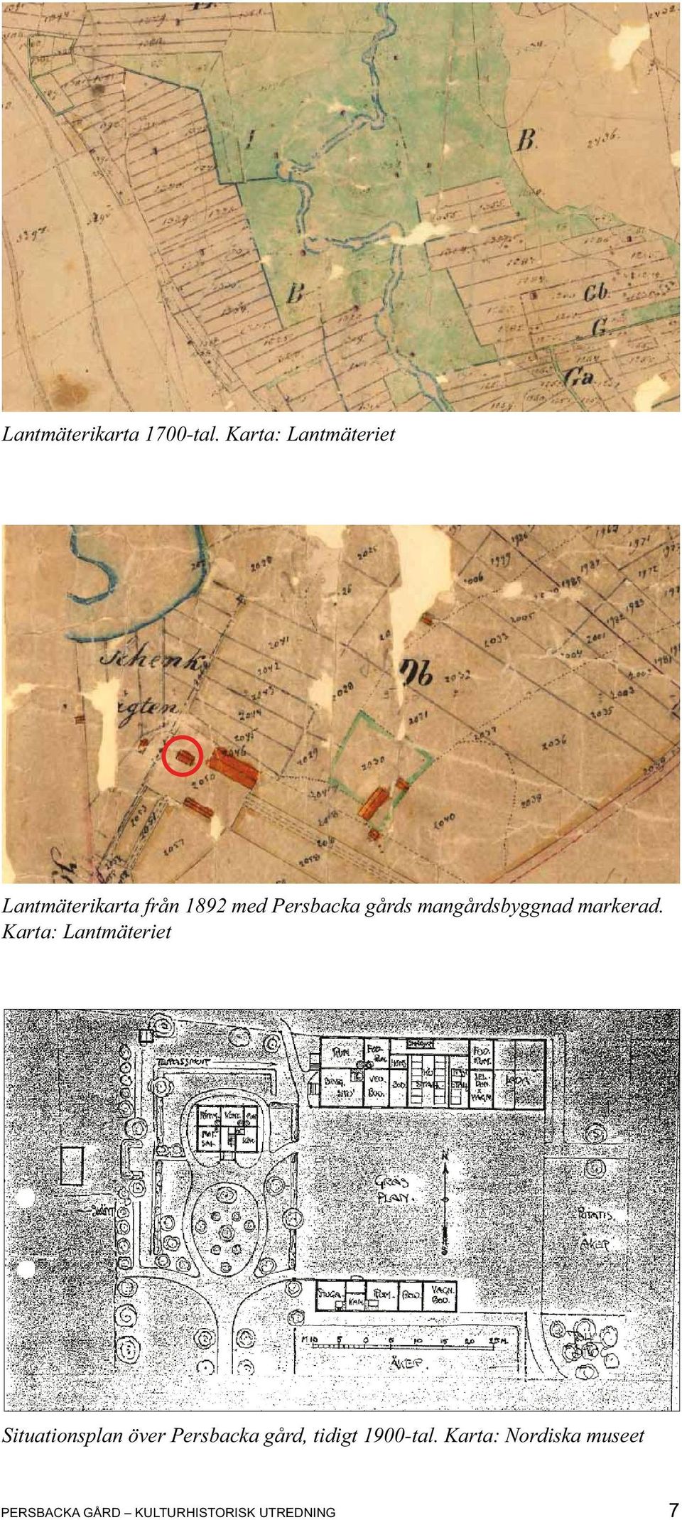 gårds mangårdsbyggnad markerad.