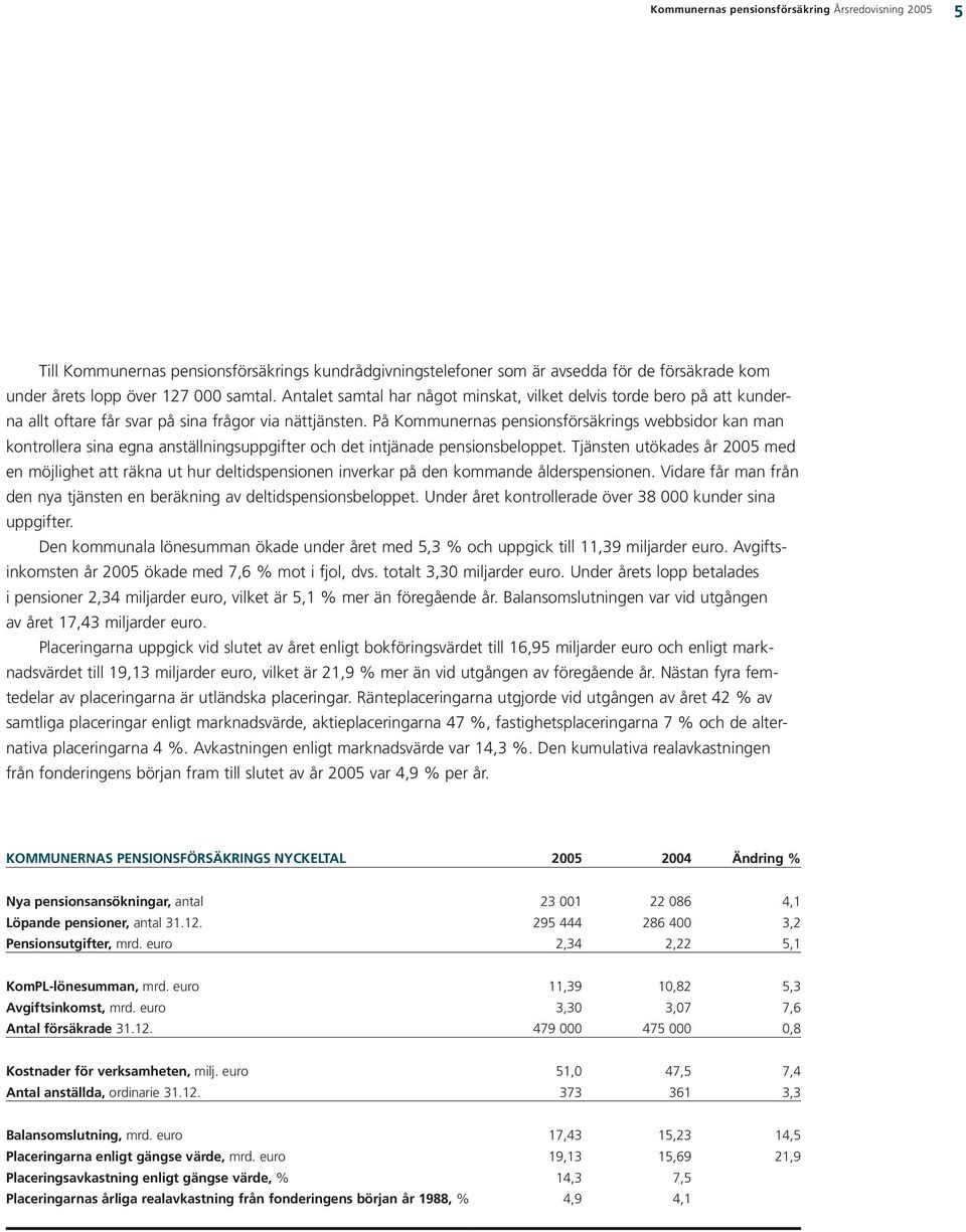 På Kommunernas pensionsförsäkrings webbsidor kan man kontrollera sina egna anställningsuppgifter och det intjänade pensionsbeloppet.