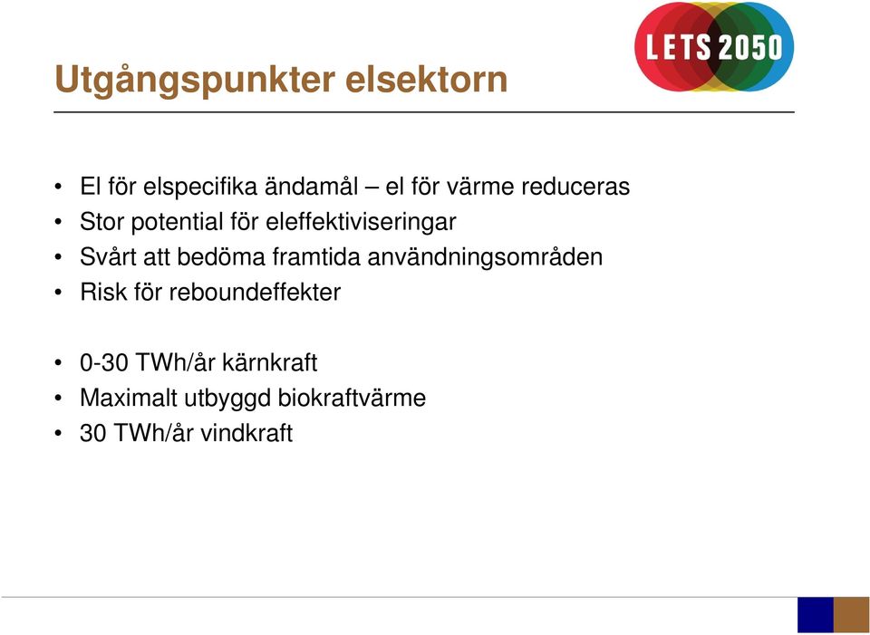 att bedöma framtida användningsområden Risk för reboundeffekter