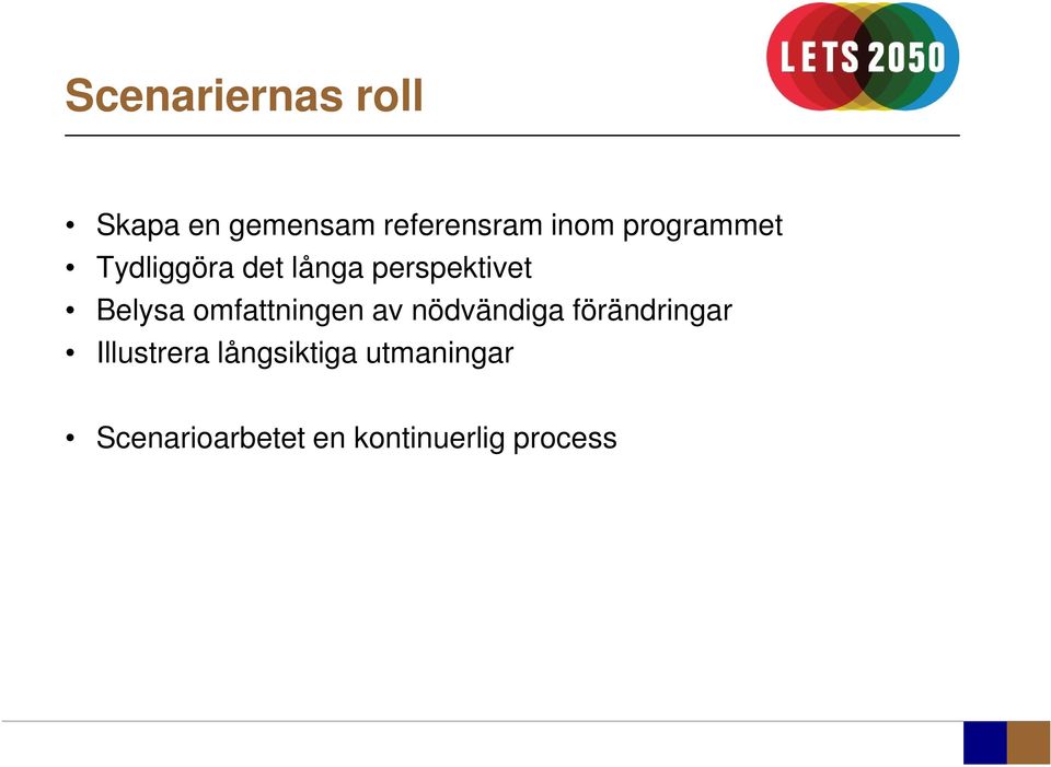 omfattningen av nödvändiga förändringar Illustrera