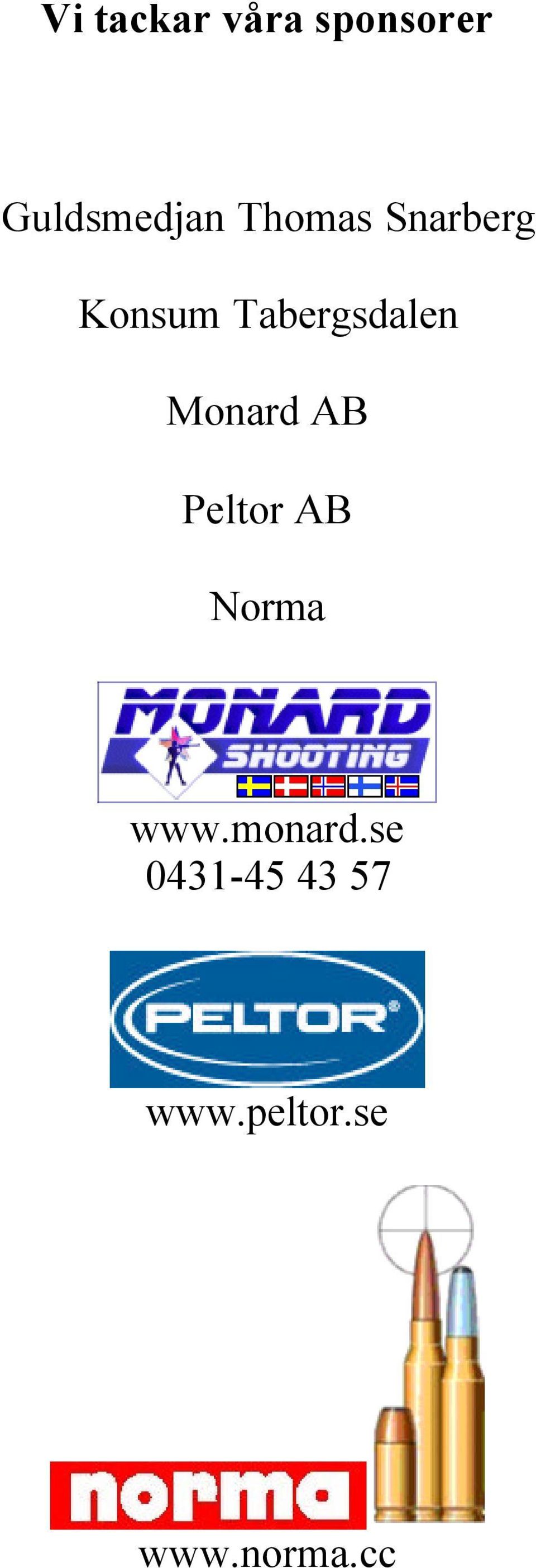 Monard AB Peltor AB Norma www.monard.