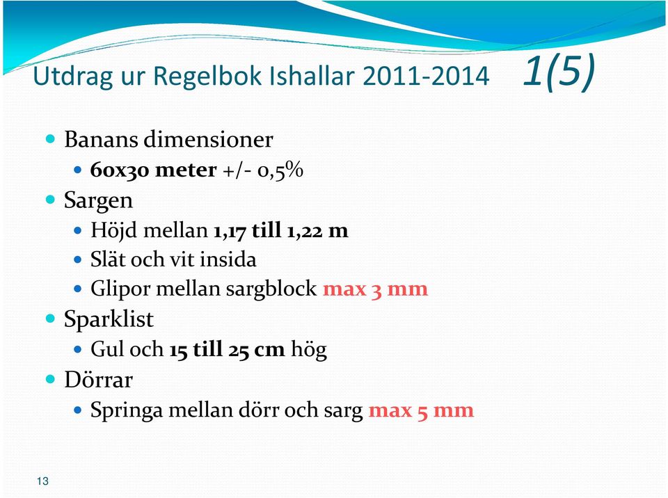 och vit insida Glipor mellan sargblock max 3 mm Sparklist Gul