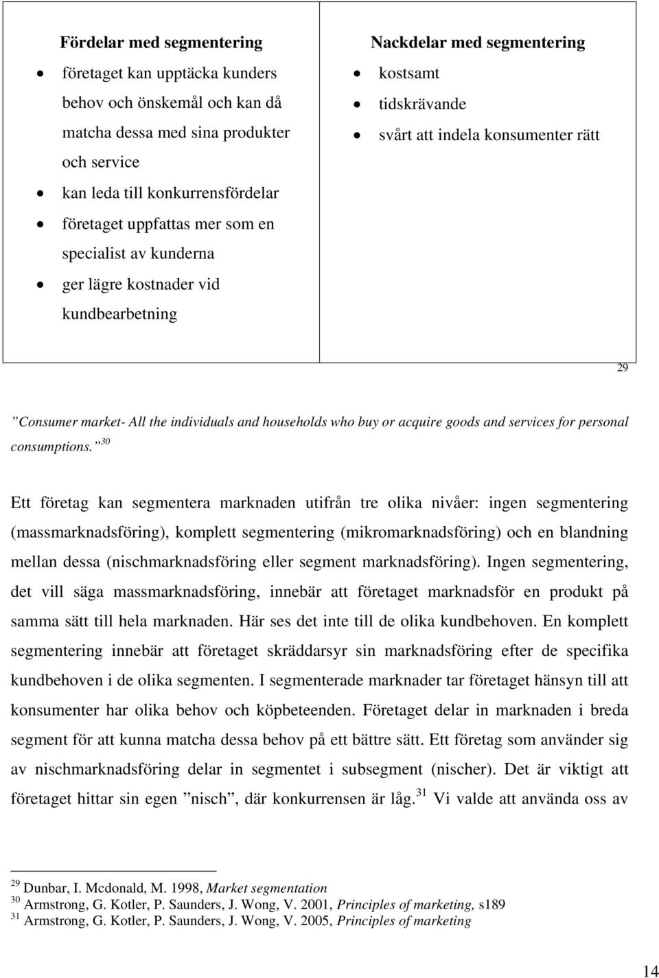 households who buy or acquire goods and services for personal consumptions.