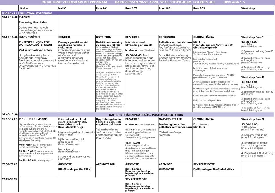 Anita Berlin, med dr, Universitetsadjunkt, Karolinska Institutet I år har föreningen glädjen att införa ett nytt Jubileumsstipendium till bästa avhandling inom pediatrisk omvårdnad, 2013-2014.