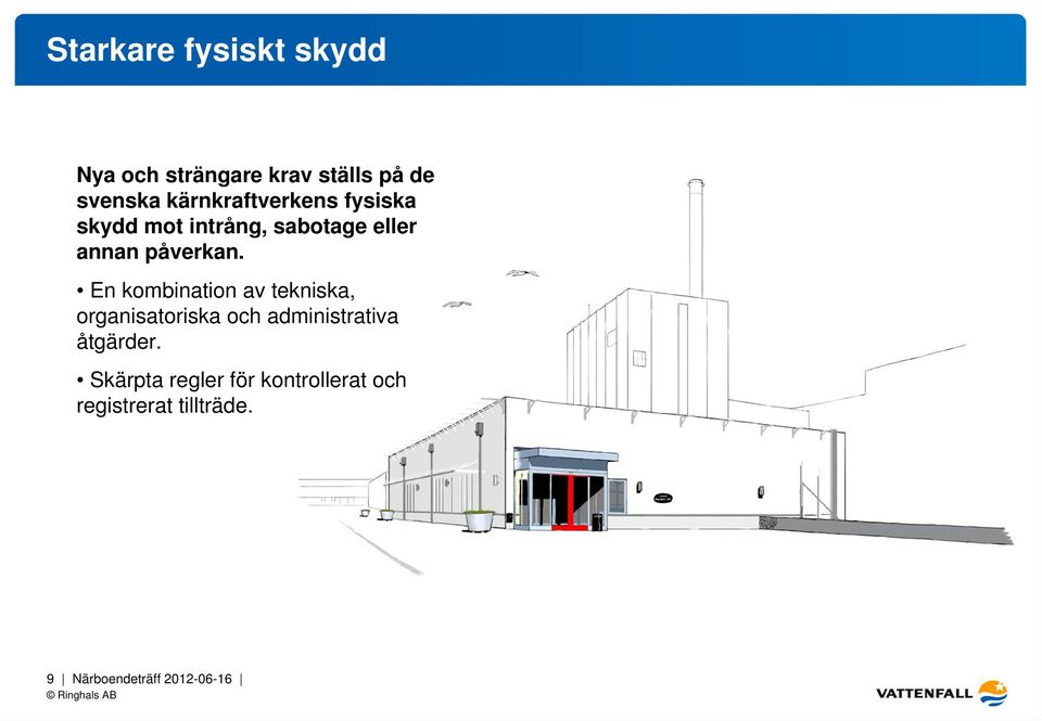 En kombination av tekniska, organisatoriska och administrativa åtgärder.