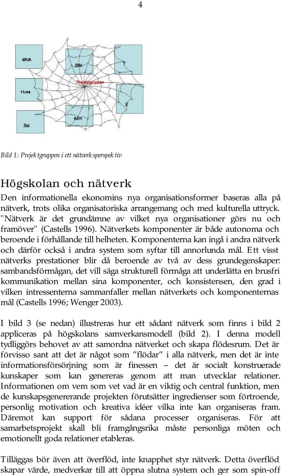 Komponenterna kan ingå i andra nätverk och därför också i andra system som syftar till annorlunda mål.