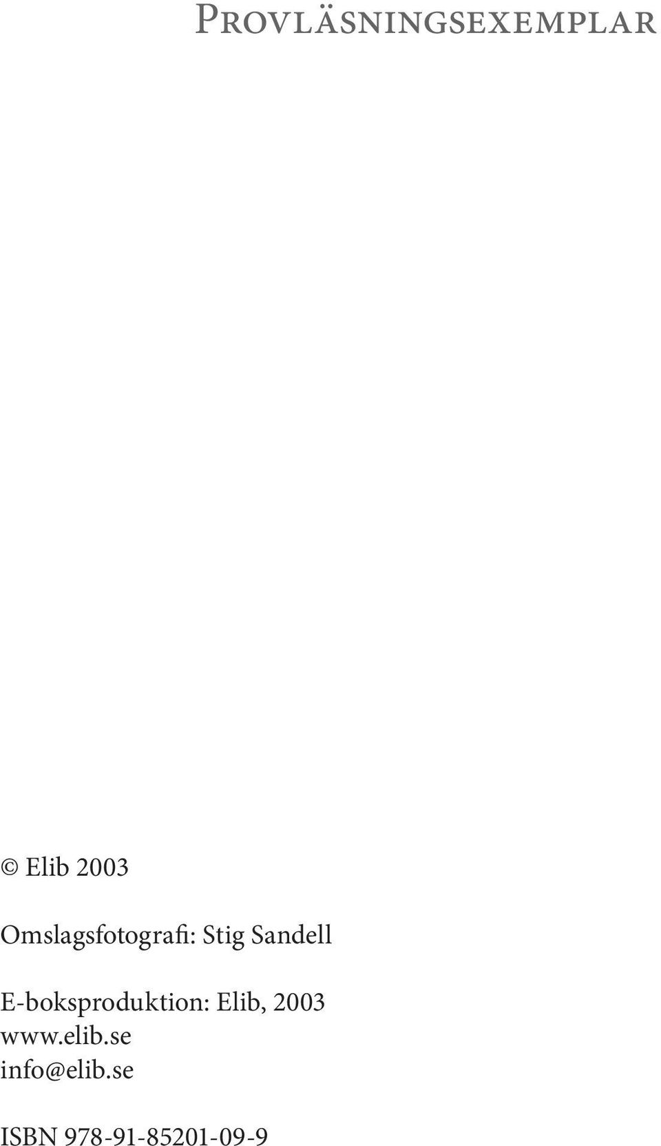 E-boksproduktion: Elib, 2003 www.