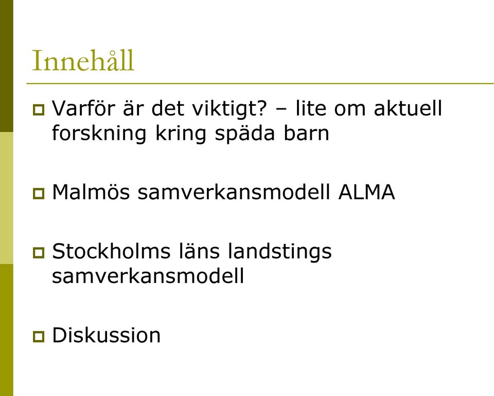 barn Malmös samverkansmodell ALMA