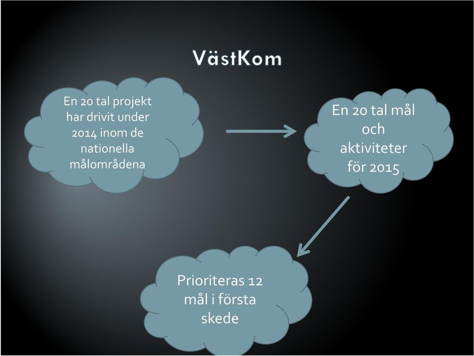 En 20 tal mål och aktiviteter för