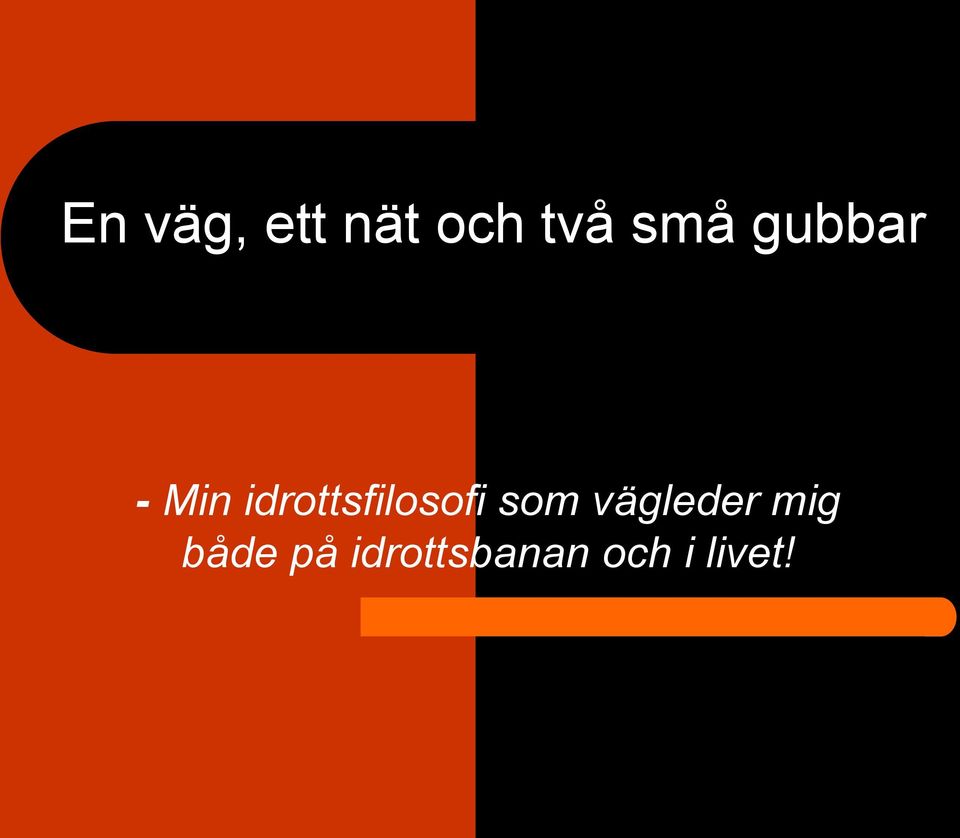 idrottsfilosofi som