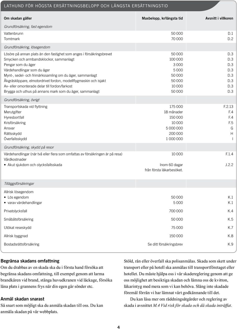 3 Värdehandlingar som du äger 5 000 D.3 Mynt-, sedel- och frimärkssamling om du äger, sammanlagt 50 000 D.3 Åkgräsklippare, elmotordrivet fordon, modellflygmaskin och isjakt 50 000 D.