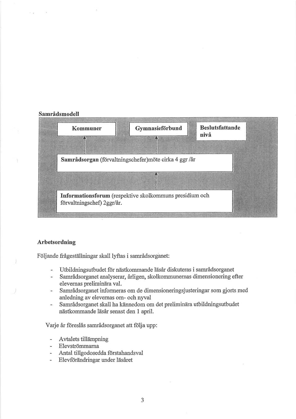 anet: Utbildningsutbudet für nästkommande läsår diskuteras i samrådsorganet S amrådsorganet analyserar, årligen, skolkommunernas dimensionering eft er elevernas preliminära val.