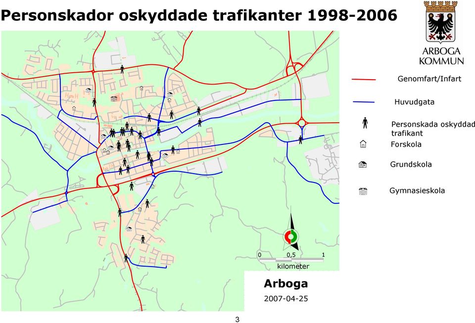 Personskada oskyddad trafikant Forskola