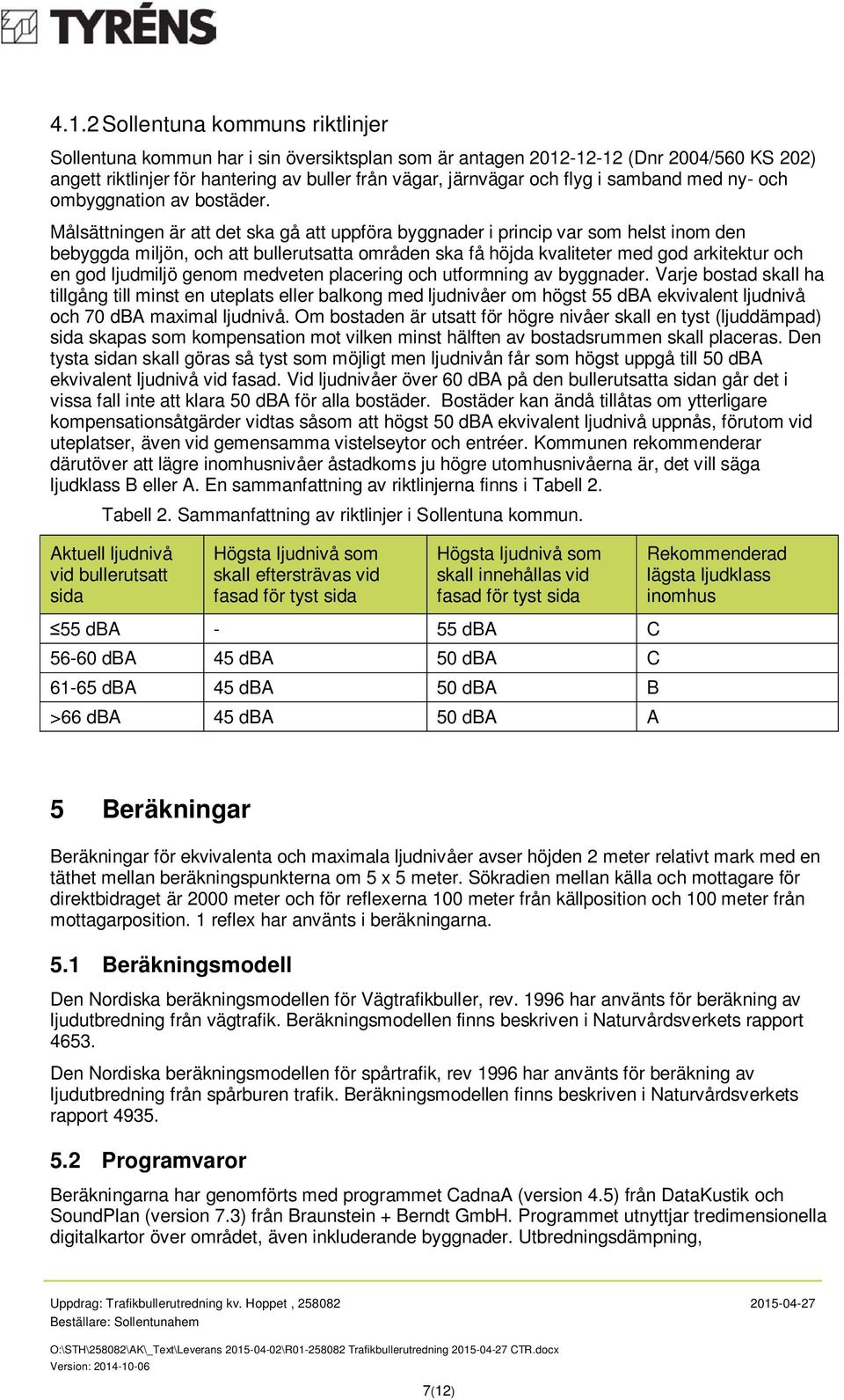 Målsättningen är att det ska gå att uppföra byggnader i princip var som helst inom den bebyggda miljön, och att bullerutsatta områden ska få höjda kvaliteter med god arkitektur och en god ljudmiljö