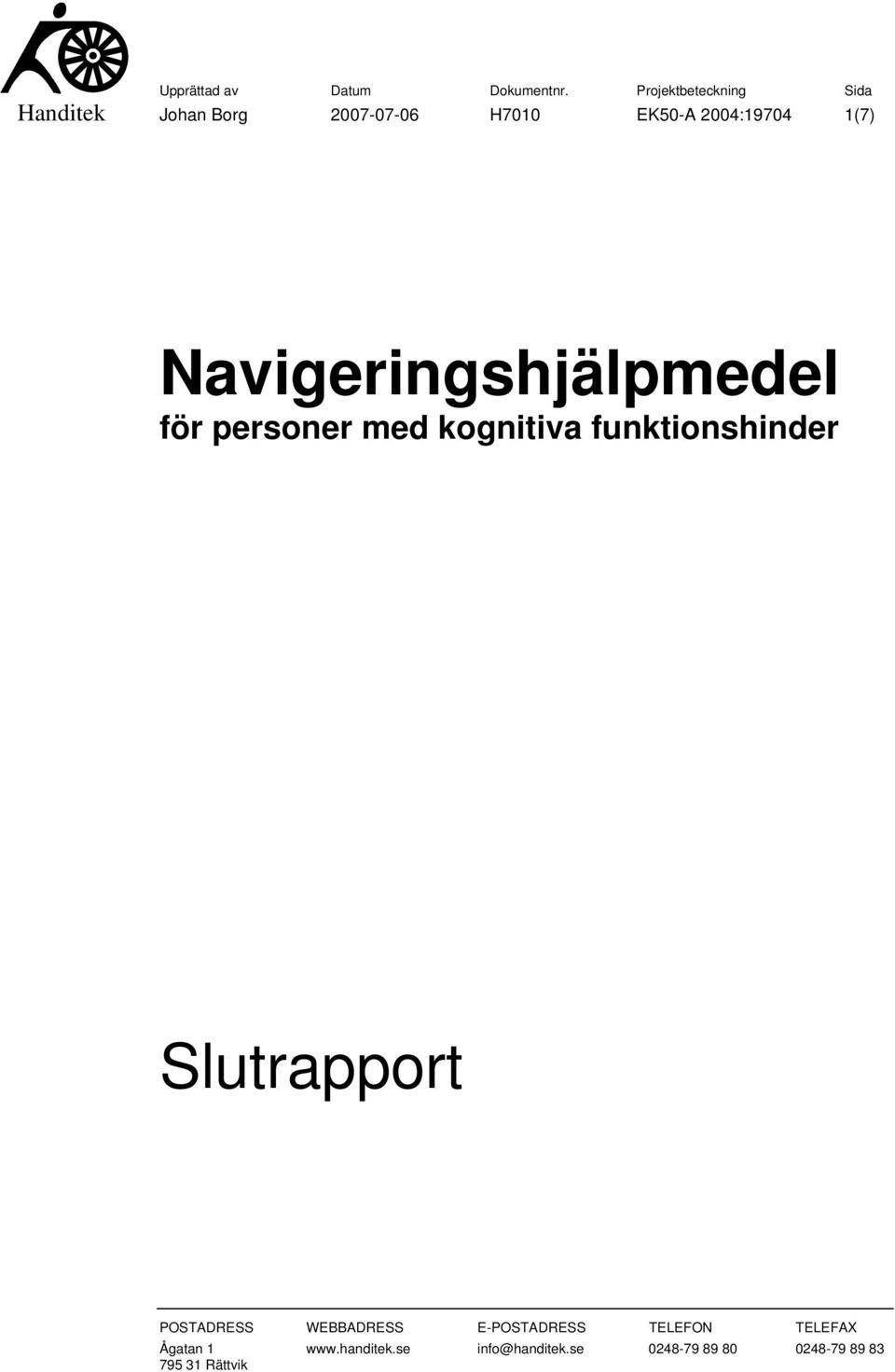 Navigeringshjälpmedel för