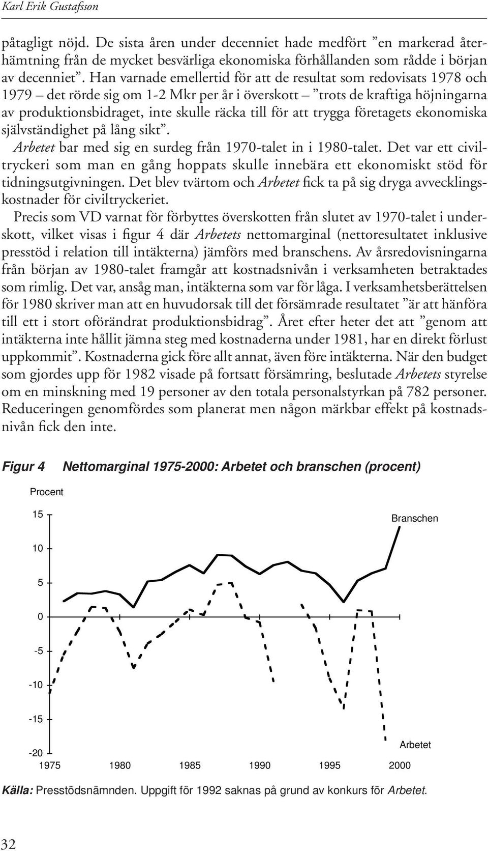 att trygga företagets ekonomiska självständighet på lång sikt. Arbetet bar med sig en surdeg från 1970-talet in i 1980-talet.