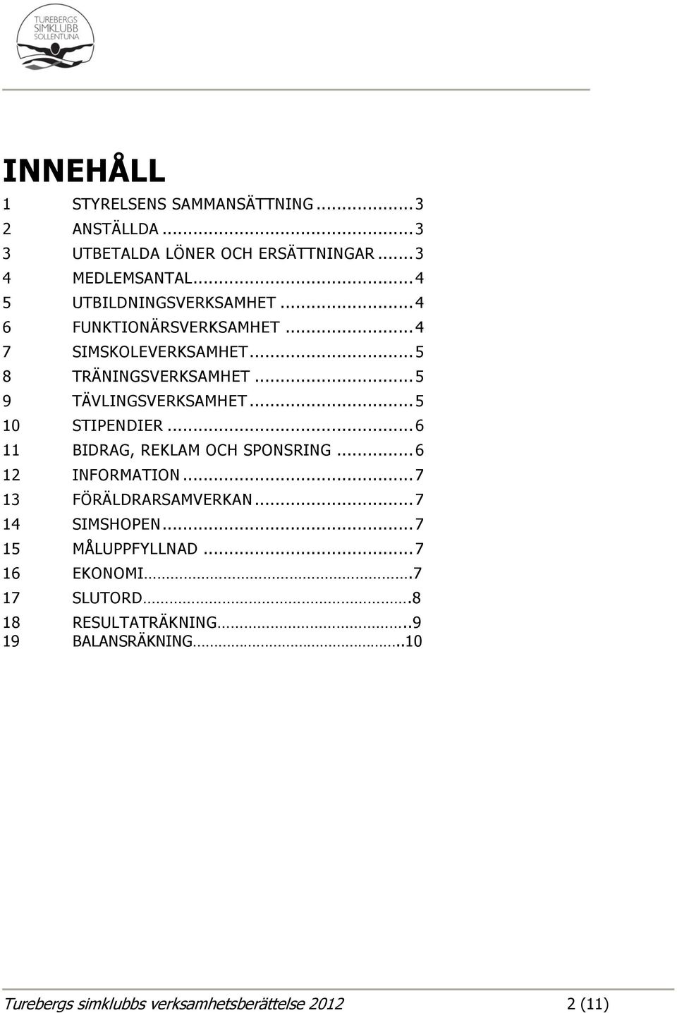 .. 5 9 TÄVLINGSVERKSAMHET... 5 10 STIPENDIER... 6 11 BIDRAG, REKLAM OCH SPONSRING... 6 12 INFORMATION... 7 13 FÖRÄLDRARSAMVERKAN.