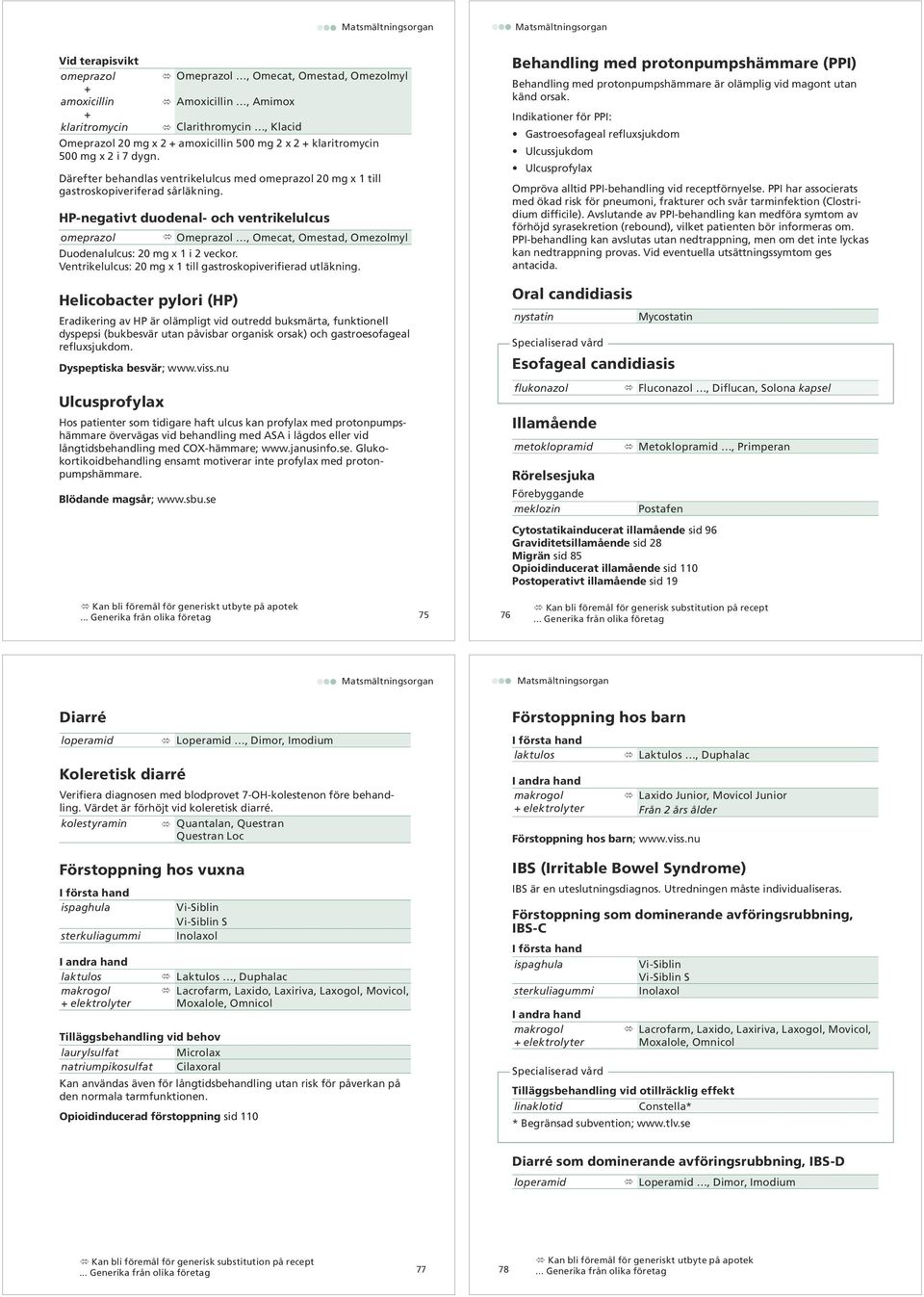 HP-negativt duodenal- och ventrikelulcus omeprazol Omeprazol, Omecat, Omestad, Omezolmyl Duodenalulcus: 20 mg x 1 i 2 veckor. Ventrikelulcus: 20 mg x 1 till gastroskopiverifierad utläkning.