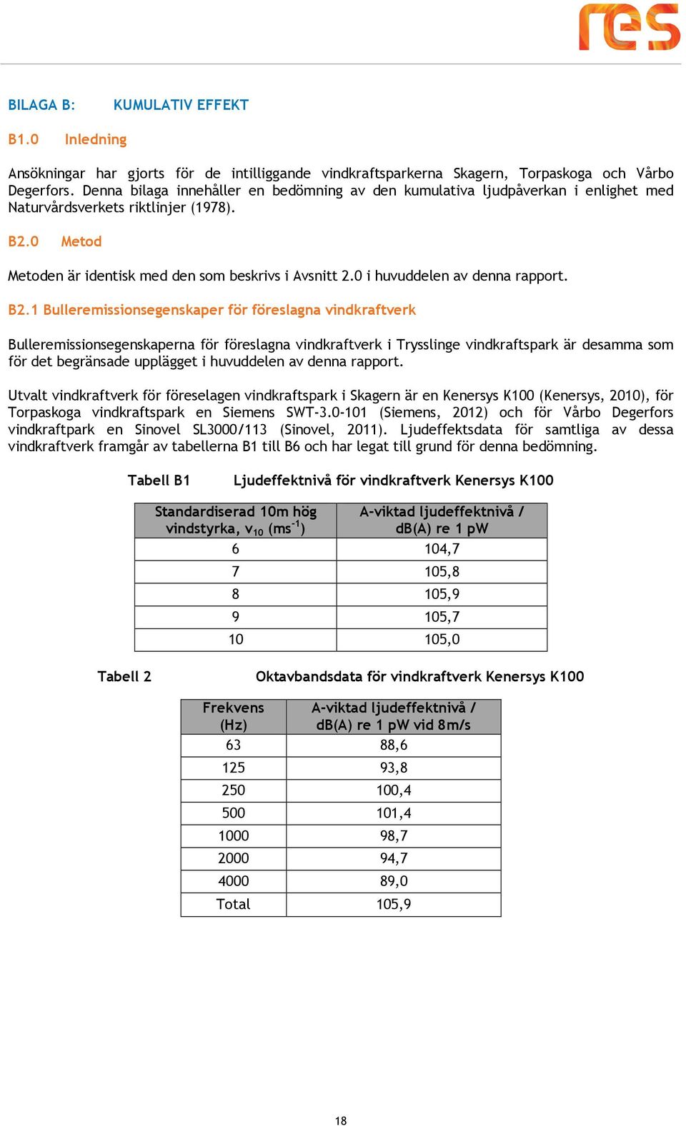 0 i huvuddelen av denna rapport. B2.