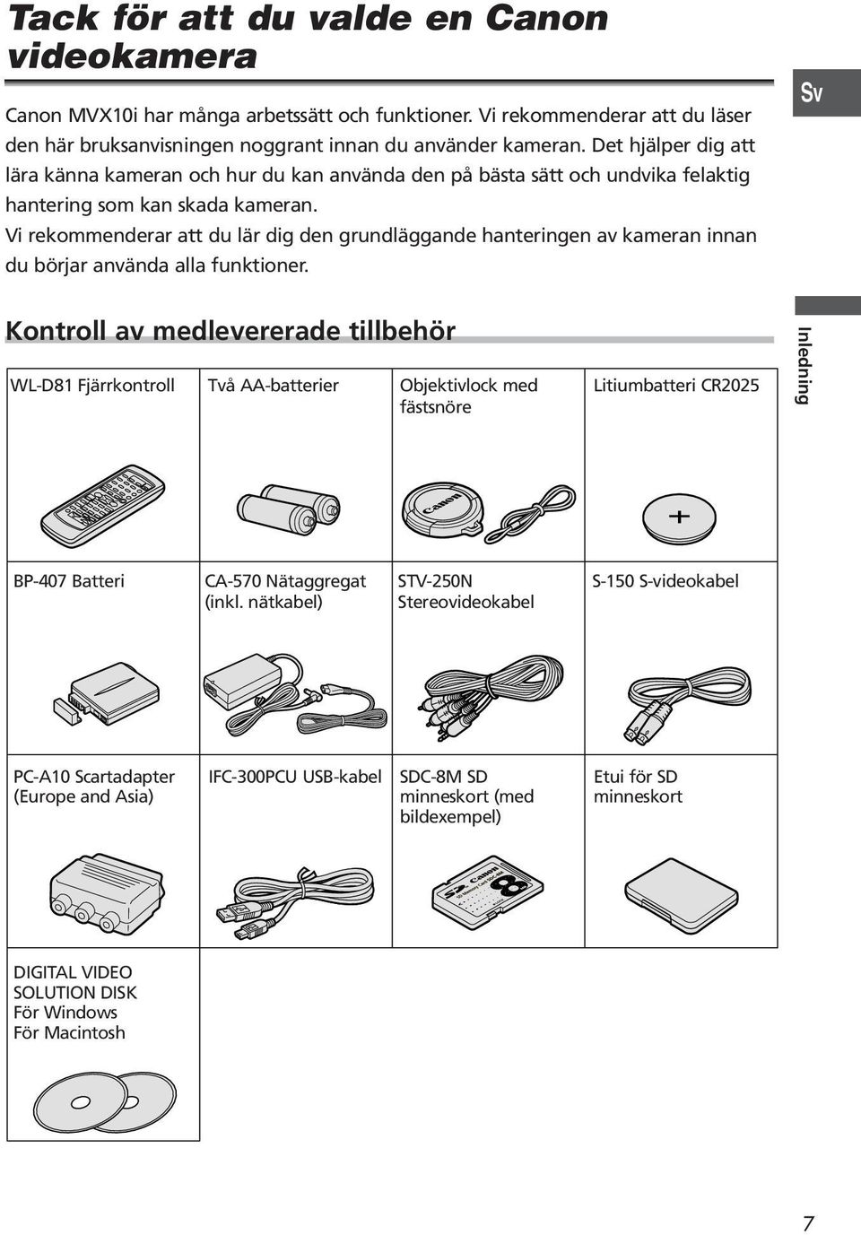 Vi rekommenderar att du lär dig den grundläggande hanteringen av kameran innan du börjar använda alla funktioner.