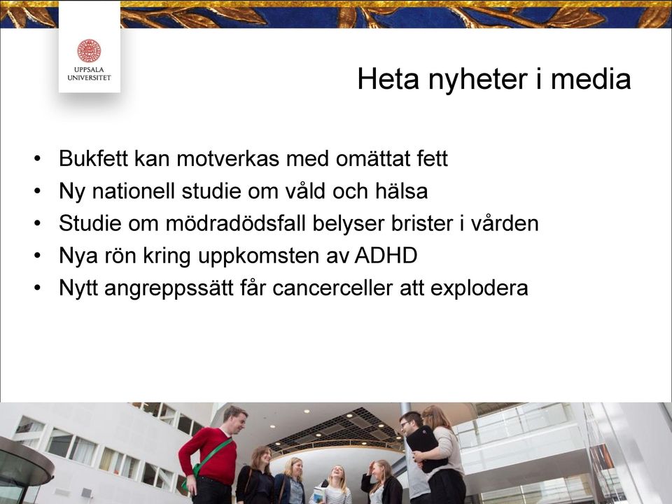 mödradödsfall belyser brister i vården Nya rön kring