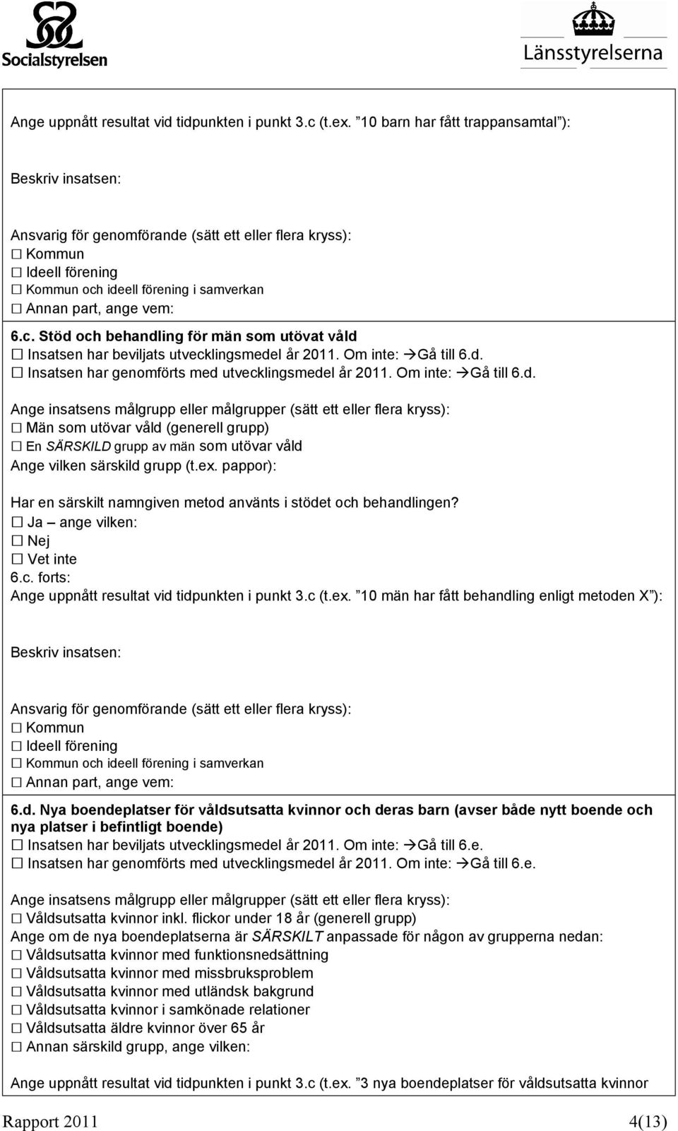 Insatsen har genomförts med utvecklingsmedel år 2011.
