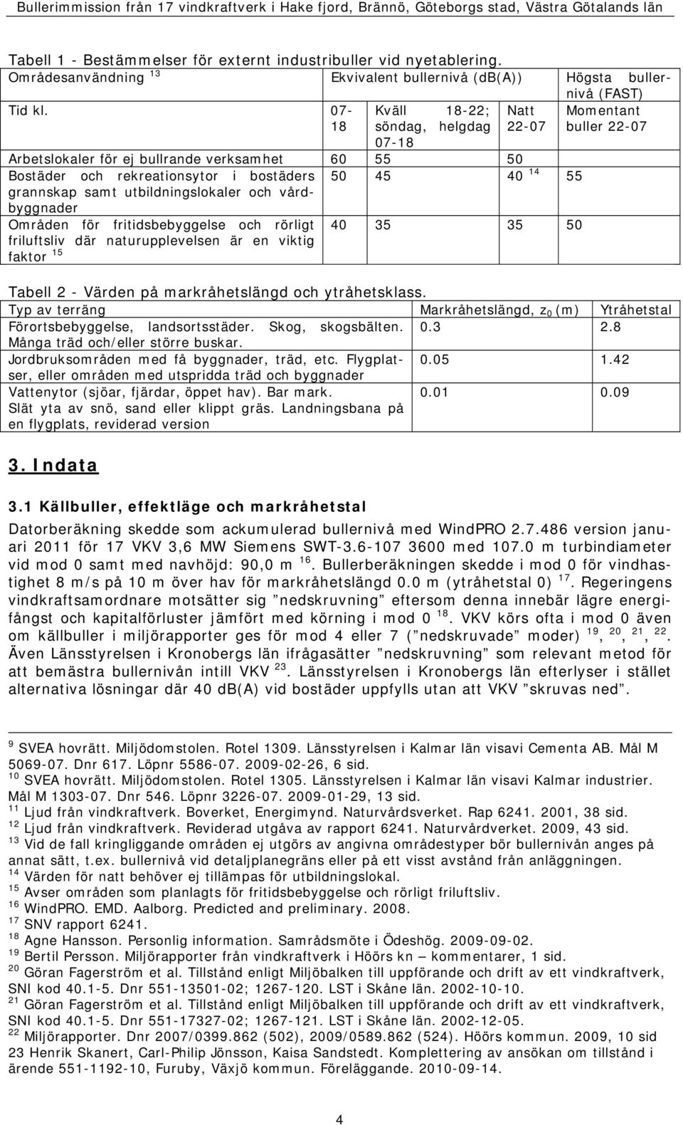 07-18 Kväll 18-22; söndag, helgdag 07-18 Natt 22-07 Arbetslokaler för ej bullrande verksamhet 60 55 50 Bostäder och rekreationsytor i bostäders 50 45 40 14 55 grannskap samt utbildningslokaler och