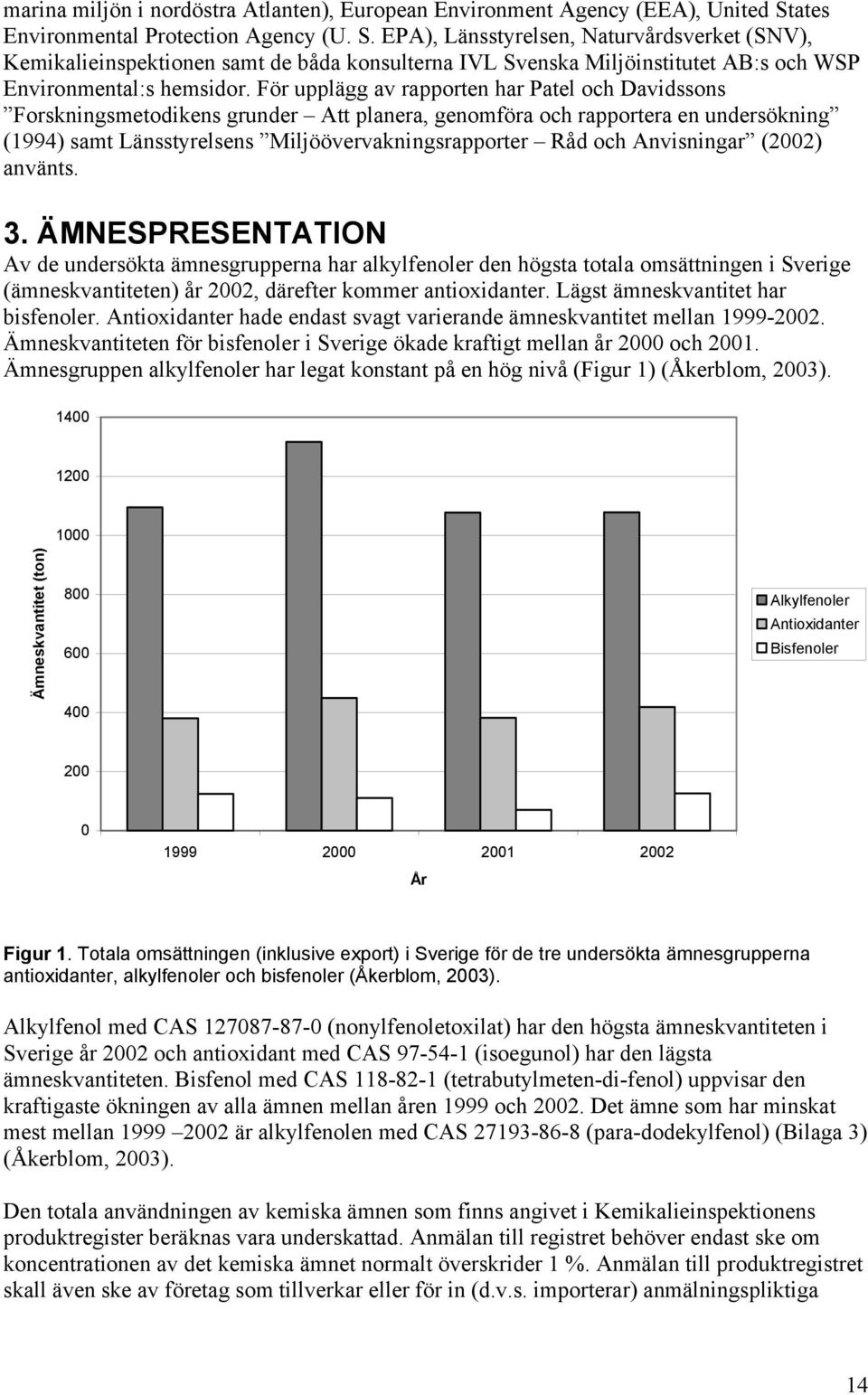 EPA), Länsstyrelsen, Naturvårdsverket (SNV), Kemikalieinspektionen samt de båda konsulterna IVL Svenska Miljöinstitutet AB:s och WSP Environmental:s hemsidor.