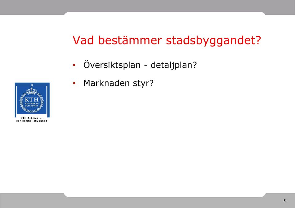 Översiktsplan -