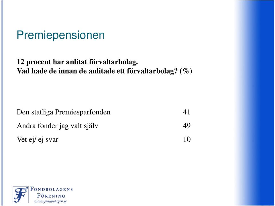 Vad hade de innan de anlitade ett förvaltarbolag?