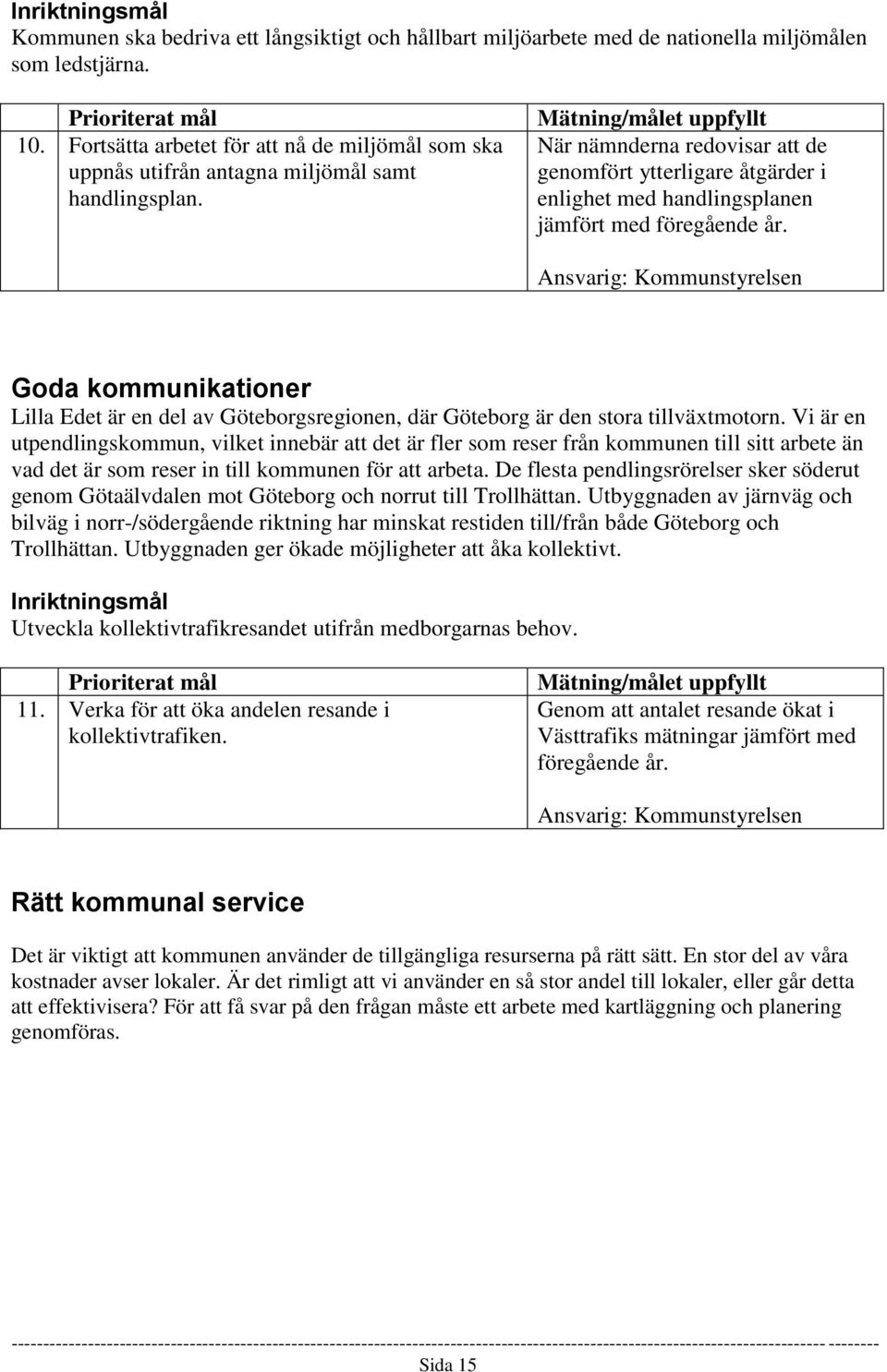 När nämnderna redovisar att de genomfört ytterligare åtgärder i enlighet med handlingsplanen jämfört med föregående år.