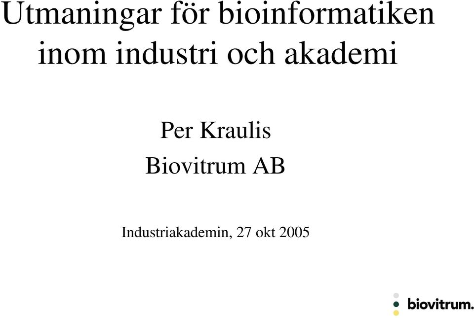 industri och akademi Per