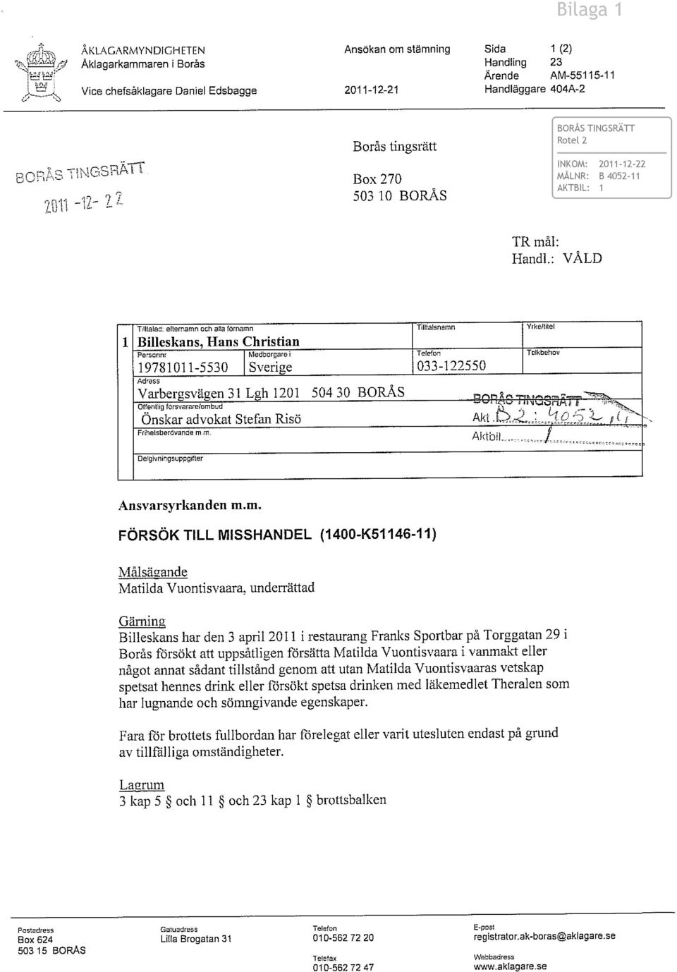 2011-12-22 MÅLNR: