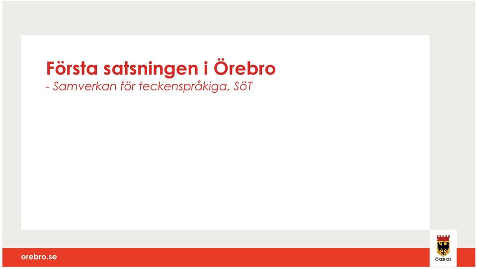 Örebro -