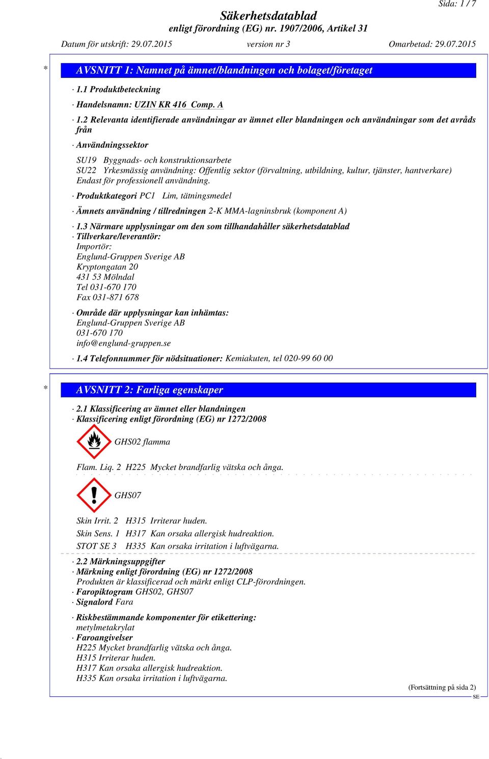 sektor (förvaltning, utbildning, kultur, tjänster, hantverkare) Endast för professionell användning.