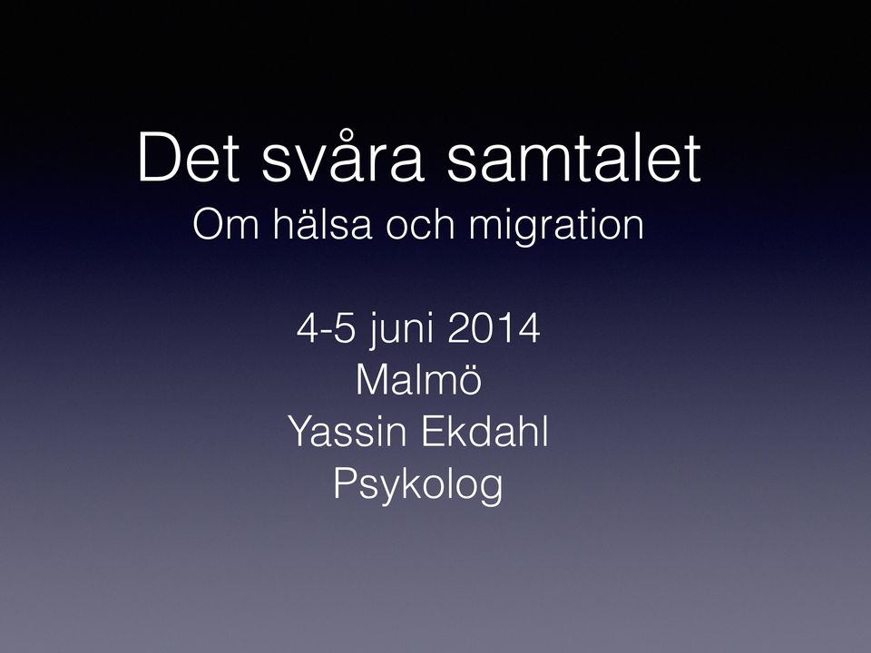 migration 4-5 juni