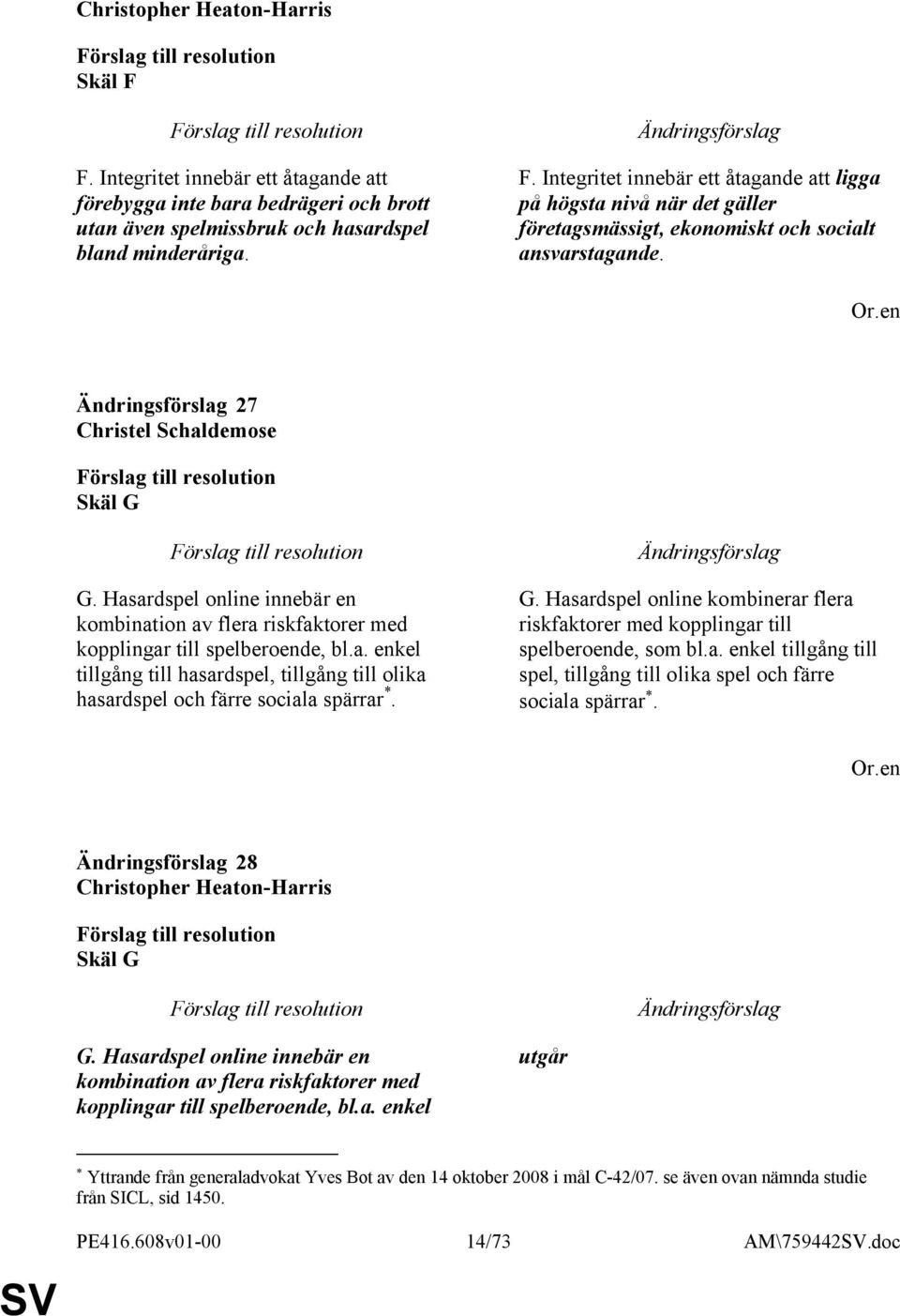 G. Hasardspel online kombinerar flera riskfaktorer med kopplingar till spelberoende, som bl.a. enkel tillgång till spel, tillgång till olika spel och färre sociala spärrar.